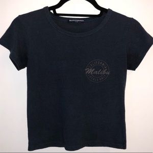 Brandy Melville Navy Malibu tee